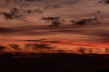 Fototapeta premium Sunset in Winter