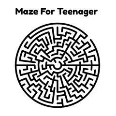 Maze For Teenager
