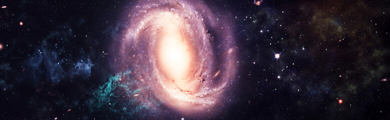 Colorful space background with stars . Galaxy with star and space dust in the universe and deep...