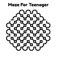Maze For Teenager
