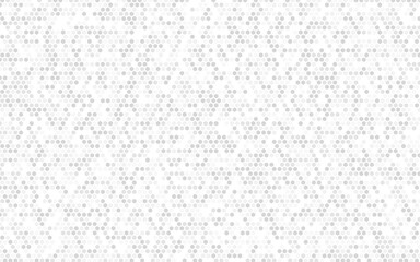 Random hexagonal structure futuristic white background