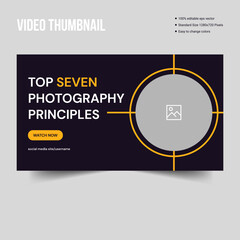 Photography Suitable for social media posts and web ads promotion. Vector illustration banner template