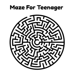 Maze For Teenager