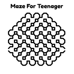 Maze For Teenager