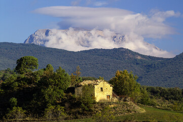 Massif of the Turbon (2492m.). Valley of Is&aacute;bena.Pyrenees Aragones.Huesca.Spain.