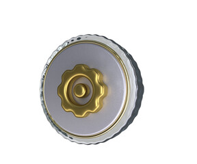 Realistic Lapel Pin with Setting icon