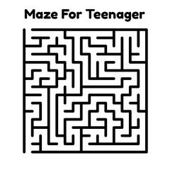 Maze For Teenager