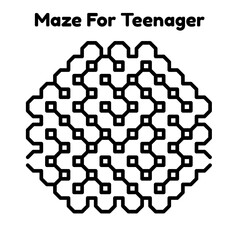 Maze For Teenager