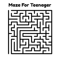 Maze For Teenager