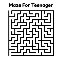 Maze For Teenager
