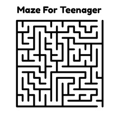 Maze For Teenager