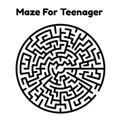 Maze For Teenager
