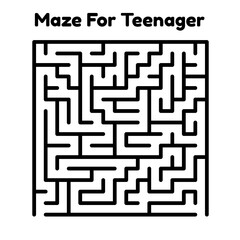 Maze For Teenager