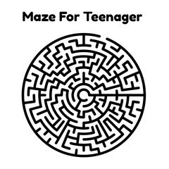 Maze For Teenager