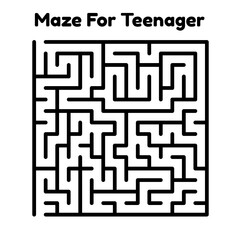 Maze For Teenager