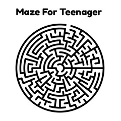 Maze For Teenager