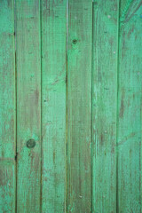 Wooden background made of mint-colored boards.