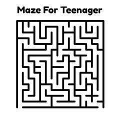 Maze For Teenager