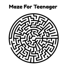 Maze For Teenager