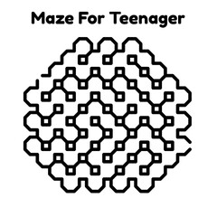 Maze For Teenager