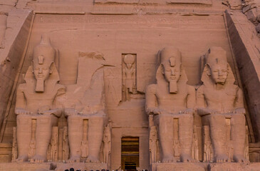 Great Temple of Ramesses II  in Abu Simbel, Egypt