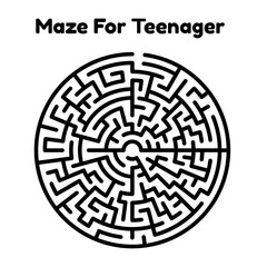 Maze For Teenager