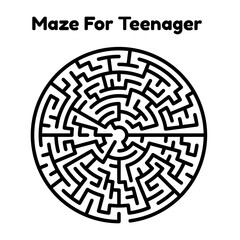 Maze For Teenager