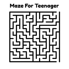 Maze For Teenager