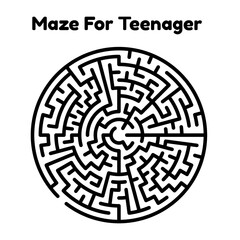 Maze For Teenager