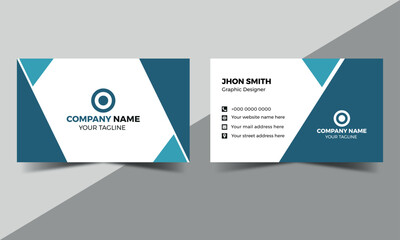 Modern Business Card - Creative and Clean Business Card Template Modern and simple business card design