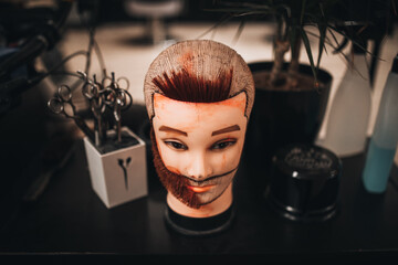 Naklejka premium Barber