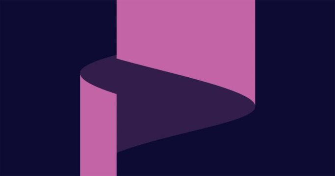 pink gradient ribbon pattern background animation