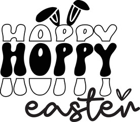 Happy Easter Bunny Kids svg