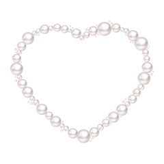 Pearl Heart frame border 