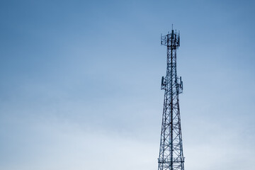 telecommunication mast TV antennas wireless technology	
 - obrazy, fototapety, plakaty