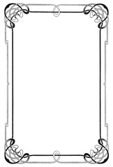 Vintage Rahmen mit Ornamenten