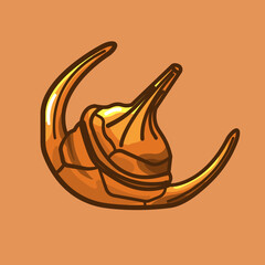 Ceratium, Dinoflagellates are distinguished by their two flagella, armored plates, and horns. They are widespread and cause worry because of their blooms.