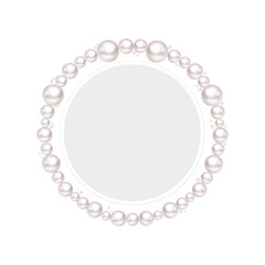 Pearl Circle frame border