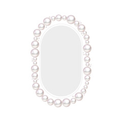 Pearl rounded rectangle frame border