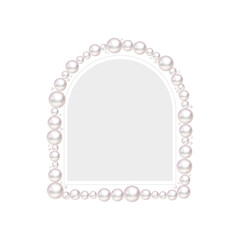 Pearl Semicircle frame border
