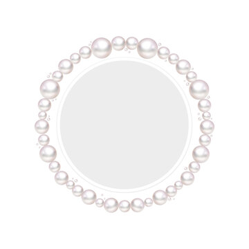 Pearl Circle frame border