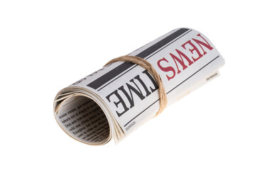 retro newspaper isolated