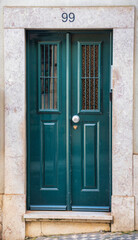 street door in Lisbon Portugal