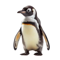 Rolgordijnen AI generative penguin isolated on white background © I LOVE PNG