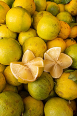 Fresh bergamot from Calabria, Italy
