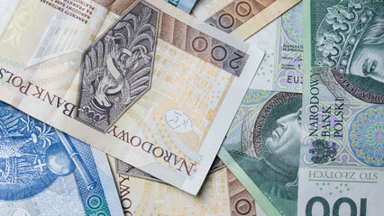Cash money banknotes background. Photo for banner on website. Photo of accountancy or banking...