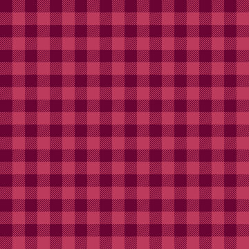 Repeating plaid pattern in magenta color, design can be useful for surfaces, paper, sticker, cover, fabric, interior decor and other