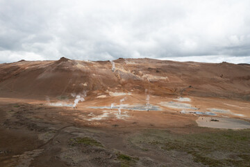 Fototapeta na wymiar Landmannalaugar Geothermal Field in Iceland.