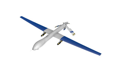 drone isolated on white