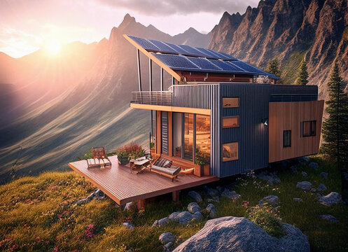 Off-Grid Home Design - Generative Ai